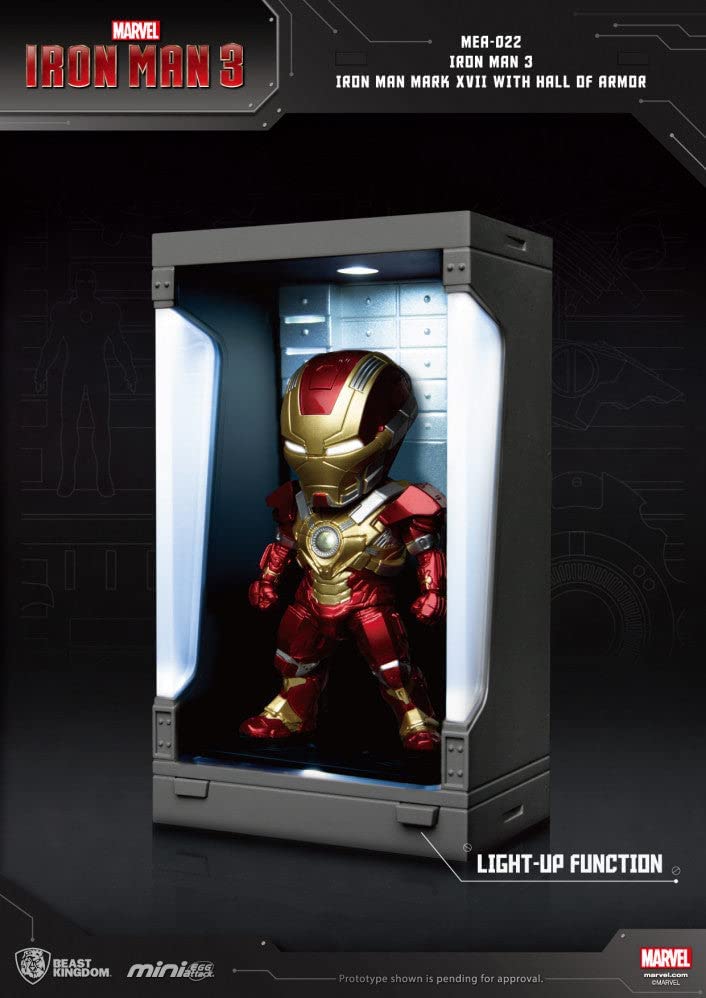 Iron Man 3: Iron Man MK XVII with Hall of Armor MEA-022 Mini Egg